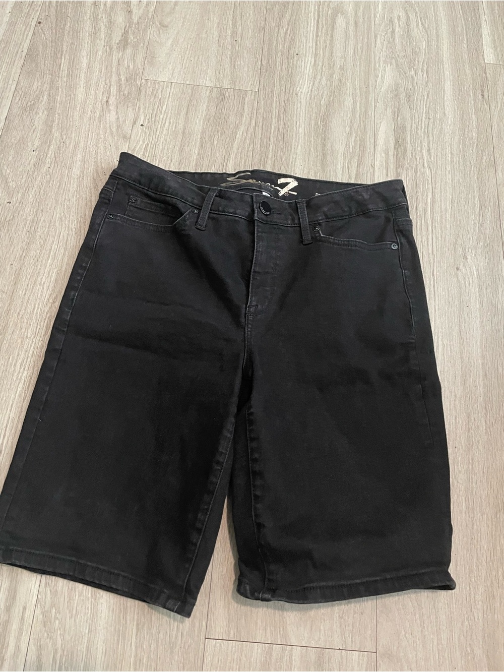 Seven7 Black Women's Jean Shorts